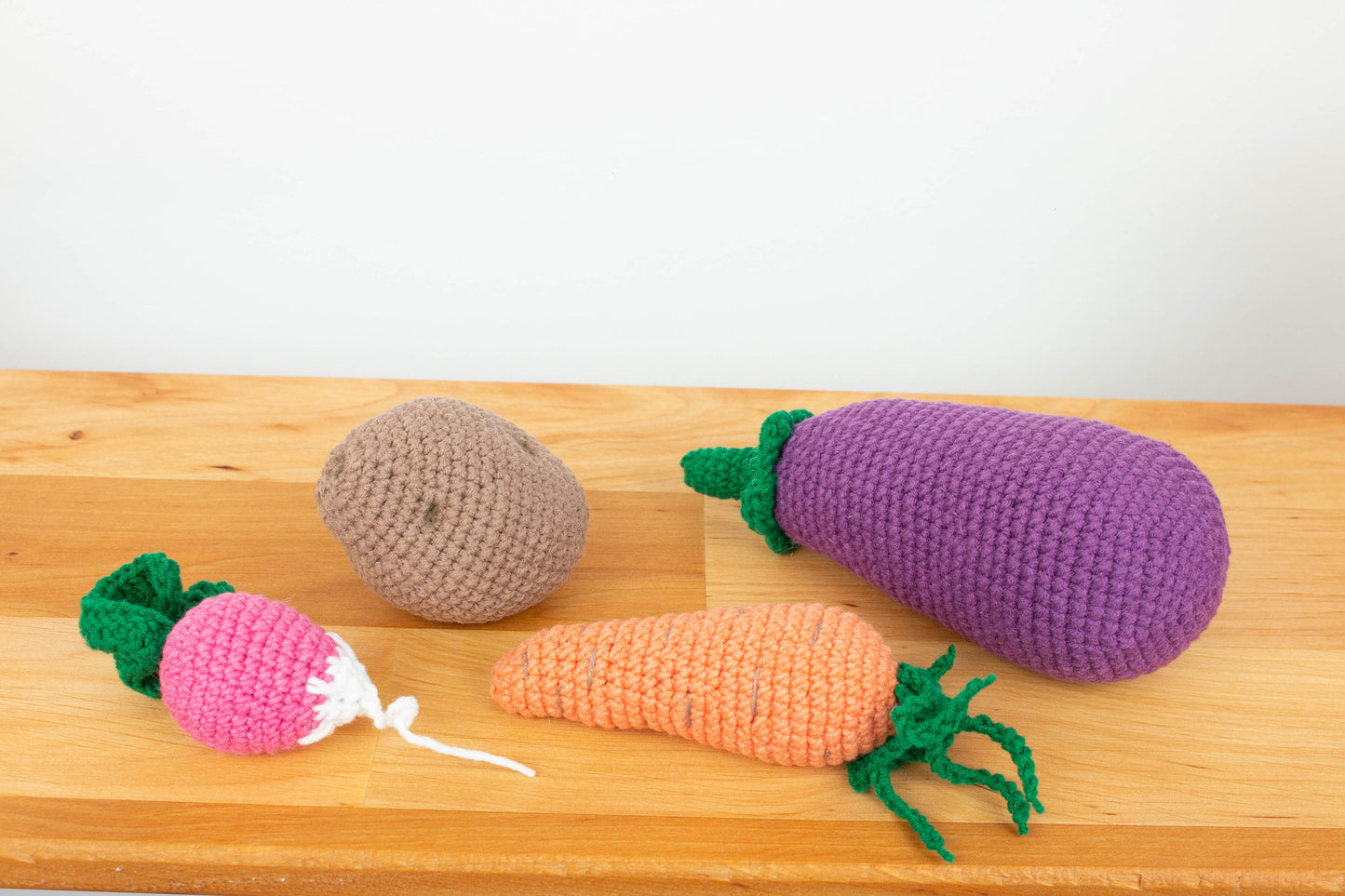Crochet Vegetable and fruit Waldorf Montessori toys pretend play food amigurumi 1st Birthday Gift Playtent Indoor Playground Lemonade Stand