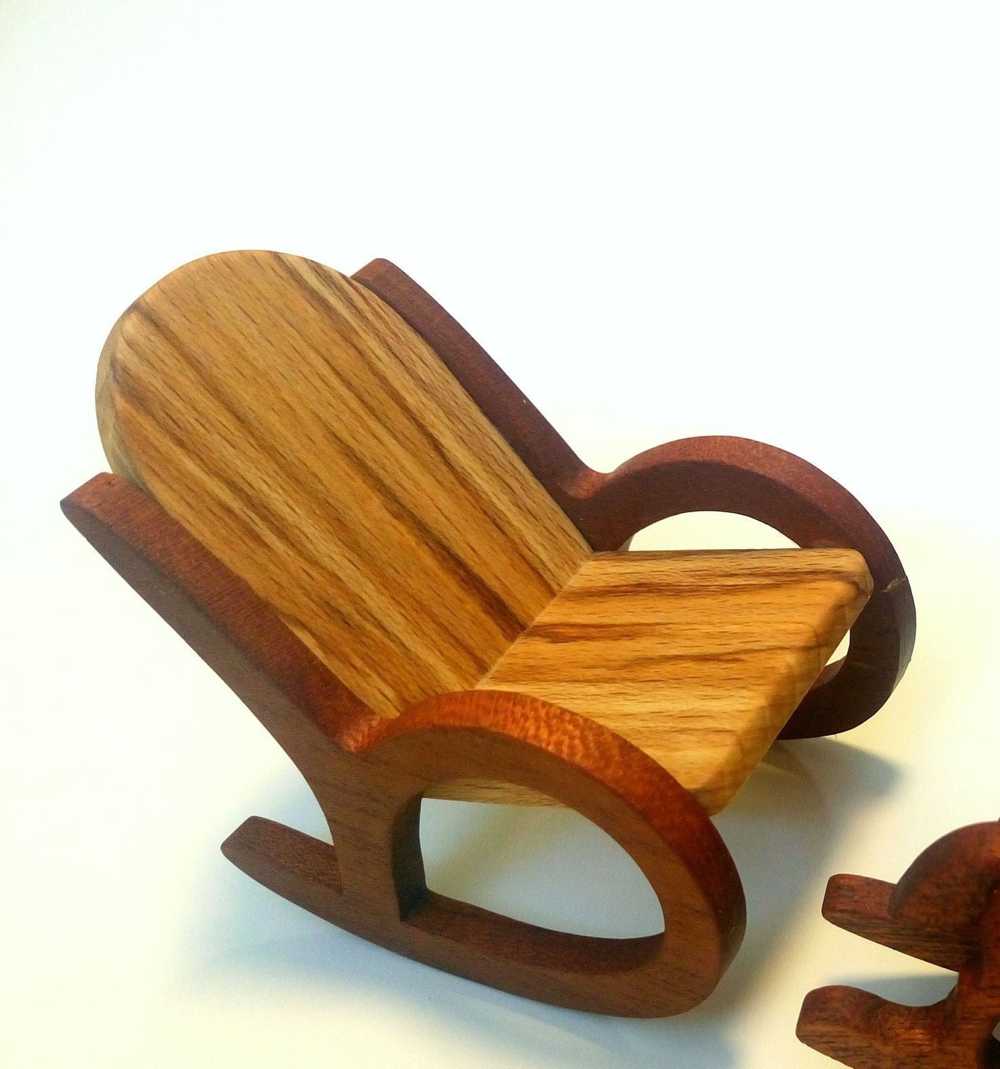 Dollhouse Furniture montessori Wooden rocking chair Christmas Birthday gift Wooden toy Miniature furniture waldorf Personalized toy